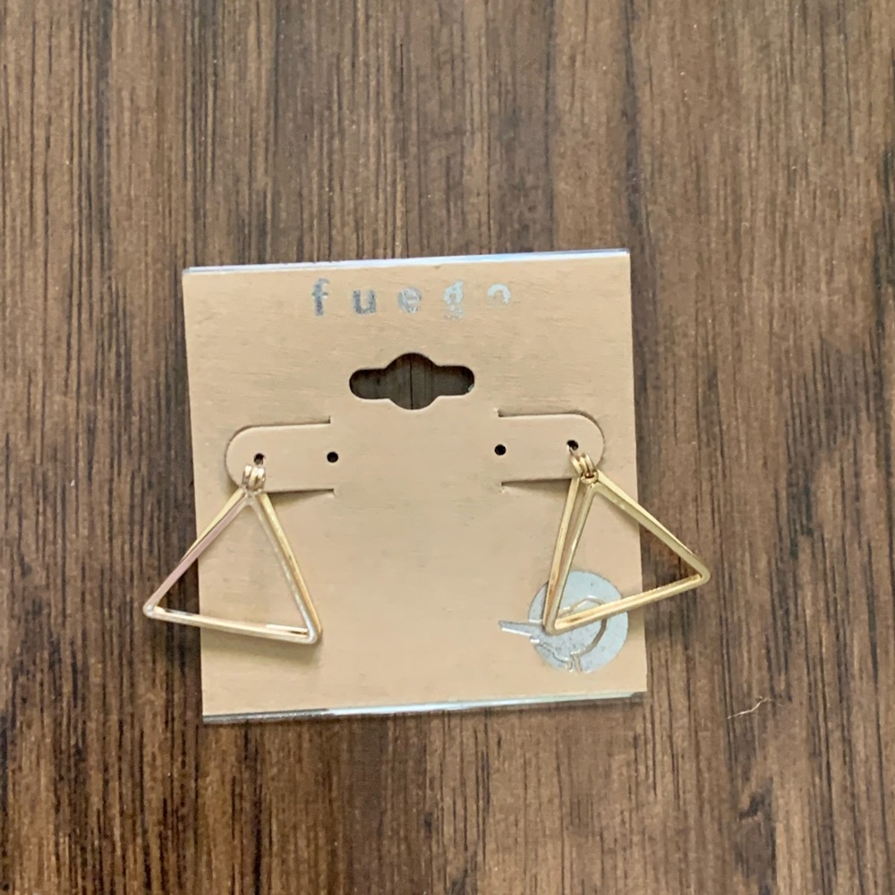 Fuego traingle earring